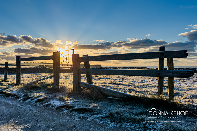 Dawn at Bannow Church